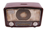 Dekoratif Metal Radyo Kumbaralı Vintage Hediyelik