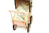 Dekoratif Metal Bebek Arabası Biblo Vintage Hediyelik