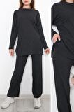 Buyers Butik Uzun Kol Fitilli Takım Antrasit - 10147.1567.