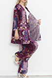 Buyers Butik Kimono Takım Mor - 10553.1095.