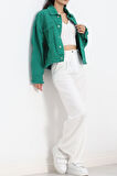 Buyers Butik Oversize Ceket Yeşil - 1380.1367.