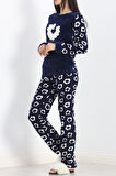 Buyers Butik Polar Pijama Takımı Lacivert - 19215.1048.