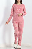 Buyers Butik Polar Pijama Takımı Pembe - 19215.1048.