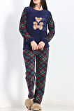Buyers Butik Polar Pijama Takımı Lacivert - 19216.1048.
