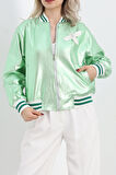 Buyers Butik Varak Bomber Ceket Yeşil - 2614.1367.