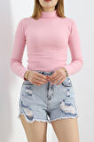 Buyers Butik Balıkçı Yaka Body Pembe - 8338.1567.
