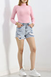 Buyers Butik Balıkçı Yaka Body Pembe - 8338.1567.
