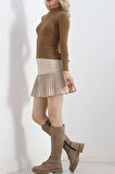 Buyers Butik Balıkçı Yaka Body Camel - 8338.1567.