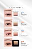 Yumuşak Dokulu, Dökülme Yapmayan 3 Renkli Göz Farı Triple Shadow No.1 (Brownie Pink)