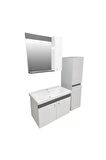 KAREN BANYO NEW BAHAR 80 CM BANYO DOLABI BOY DOLAP HEDİYELİ
