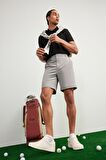 DeFactoFit Slim Fit Dar Kesim Sporcu Dokuma Şort D9249AX25SPGR67