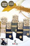 Erkek Kışlık (5 ÇİFT) Lambswool Yün Çorap Termal Etkili
