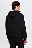 Twn Relaxed Fit Siyah Baskılı Sweatshirt 3ECE24ORT0240