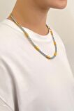 Chavin Gri Gold 5 cm. 5 mm. Erkek Çelik Zincir dt15bysr