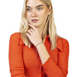 Gümüş Renk Telkari Tasarım Tam Tur Kararmaz Metal Kadın Bileklik