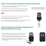 R433 433MHz Uzaktan Kumanda (Garaj Kapısı için)