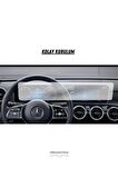 Mercedes CLA 180 2019-2021 Navigasyon Bilgi Ekranı Ve Dijital Gösterge Nano Ekran Koruyucu