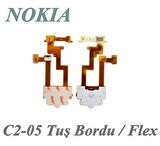 Nokia C2-05 Tuş Bordu Nokia C2-05 Uyumlu Tuş Bordu Ara Film LCD Flex 
