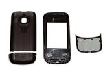 Nokia C2-06  Kapak Nokia C2-06 uyumlu Siyah ön Kapak Arka Kapak ve Tuş Takımı