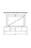 Mezza SET 1585-2074-1624 EXXEN (AHŞAP AYAKLI) TV ÜNİTESİ - ORTA SEHPA - KONSOL SETİ SEPET - BEYAZ