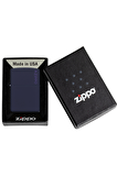 Zippo Çakmak Navy Blue Koyu Mavi Logo 239zl