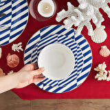 Karaca Navy 18 Parça 6 Kişilik Porselen Yemek Takımı