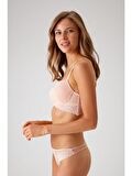 Pierre Cardin Dantelli Push Up Sütyen Takım Somon