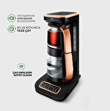 Karaca Robotea Pro 4 in 1 Konuşan Cam Çay Makinesi Black Copper