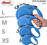 Flexi Yeni Klasik, Şerit Kayış, M: 5 M, Mavi