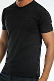 Slazenger SARGON I Erkek T-Shirt Siyah