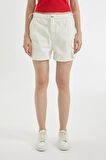 DeFacto Coool %100 Pamuk Regular Fit Normal Bel Kısa Paça Gabardin Şort A3688AX24HSER232