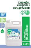 Siveno %100 Doğal Çamaşır Sabunu Bitkisel Deterjan Kendinden Yumuşatıcılı Konsantre Vegan 5000 ml