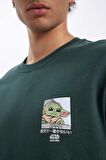 DeFacto Star Wars-Mandalorian Bisiklet Yaka Pamuklu Kısa Kollu Tişört C6524AX24AUGN536