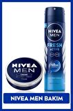 Nivea MEN Erkek Sprey Deodorant Fresh Active 150ml, 48 Saat Koruma ve Nemlendirici Erkek Bakım Kremi 75ml