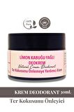 Limon Kabuğu Yağlı Krem Deodorant 40 ml %100 Doğal