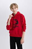 Erkek Çocuk Shaquille O'Neal Regular Fit Kapüşonlu Kalın Sweatshirt