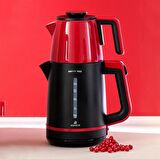 Karaca Berry Tea Xl 2in1 Çelik Demlikli Çay Makinesi Ve Kettle Cranberry