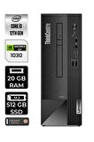 Lenovo NEO 50S i3 12100 20GB RAM 512GB SSD GT1030/4GB FDOS 11SX002VTX MASAÜSTÜ PC & PER4 BELLEK