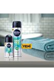 Nivea MEN Erkek Roll-on Deodorant Cool Kick 50ml, 48 Saat Anti-perspirant Ter Koruma, Kaktüs Suyu,Ferahlık