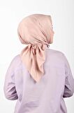 Aker Eşarp Koyu Pembe Kadın Düz Polyester Eşarp