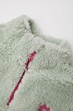 DeFacto Kız Bebek Dik Yaka Fermuarlı Welsoft Pelüş Sweatshirt D4993A524WNGN1123