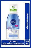 Nivea Çift Fazlı Göz Makyaj Temizleyici 125ml ve Kadın Sprey Deodorant Black&White Invisible Clear 150ml