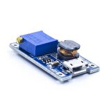 MT3608 2A Yükselteç DC-DC Aşamalı Güç Modülü Micro Usb Girişli Gerilim Yükseltici Modül