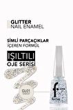 Flormar Yoğun Simli Şeffaf Oje - Glitter Nail Enamel - GL001 Stardust-8682536049795