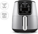 Karaca Air Pro Cook Xl 2 In 1 Konuşan Airfryer Cool Gray