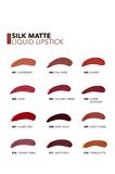 Flormar Kadife Dokulu Likit Mat Ruj - Silk Matte Liquid Lipstick - 007 CLARET RED - 8690604397365