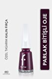 Flormar Klasik Parlak Bitişli Yüksek Pigmentli Oje - Nail Enamel- 483 Queen Zenobıa New- 8682536036252