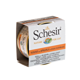 Schesir Soslu Ton Balıklı Levrekli Kedi Konservesi 70 Gr