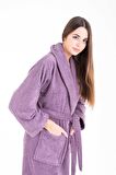  Hidrofil Soft Kadın Bornoz - Mor
