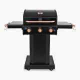 Kenmore Gazlı Barbekü 3 Ocaklı Siyah - Bakır
